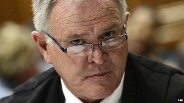 South African defence attorney Barry Roux