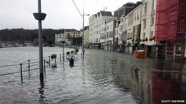 High Tide in St Peter Port