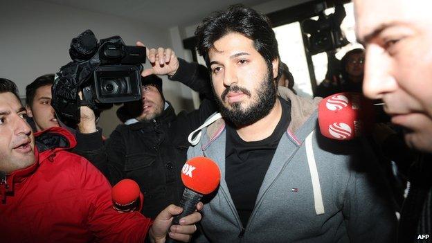 Azeri businessman Reza Zarrab, one of those detained - file pic