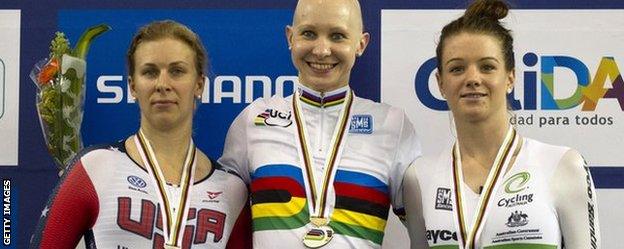 Sarah Hammer, Joanna Rowsell and Amy Cure