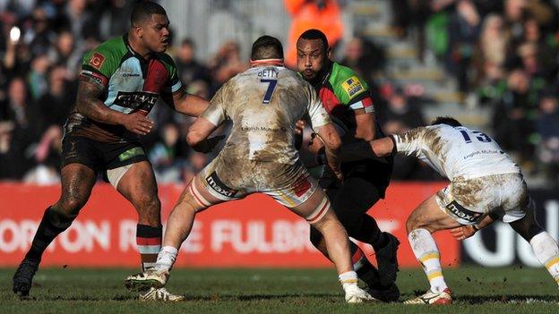 Harlequins v Worcester at The Stoop