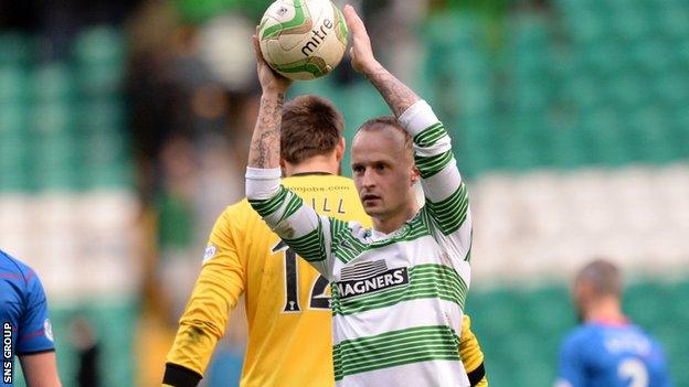 Leigh Griffiths scored a hat-trick against Inverness