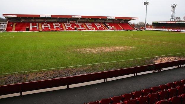 Aggborough, temporary home of Worcester City