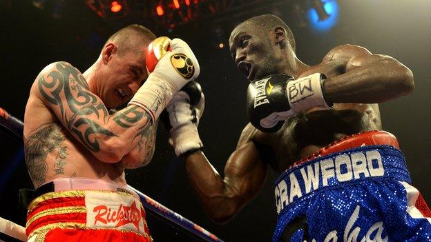 Ricky Burns and Terence Crawford