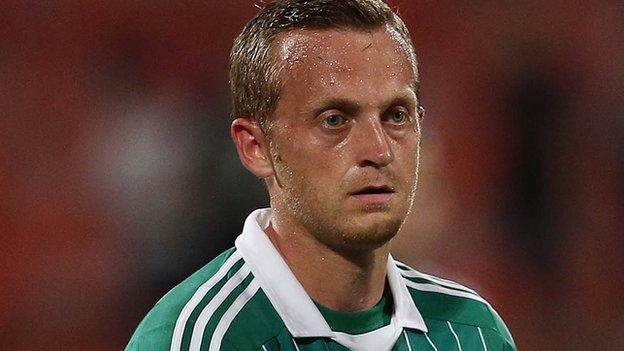 Sammy Clingan will miss Northern Ireland's friendly in Cyprus