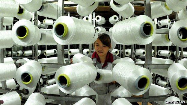 Factory worker in China