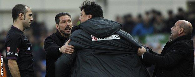 Atletico Madrid assistant coach German Burgos