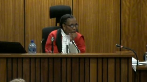 Judge Thokozile Masipa in the high court in Pretoria - Monday 3 March 2014