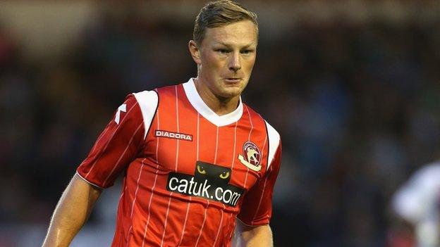 Walsall midfielder Sam Mantom