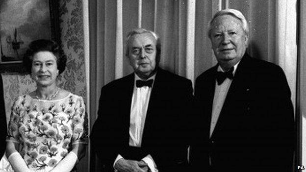 Harold Wilson and Edward Heath