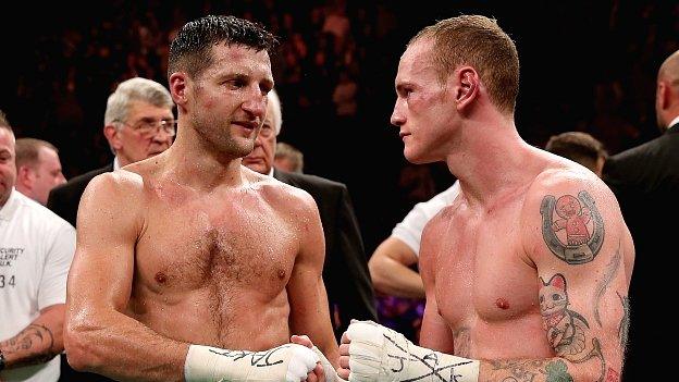 Carl Froch and George Groves