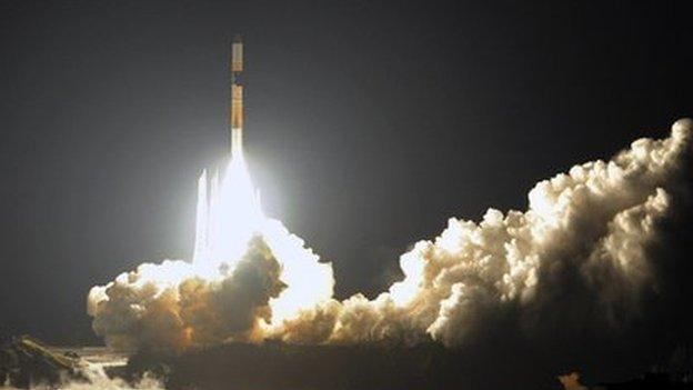 Japan rocket blasting off