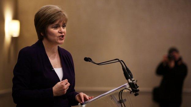 Nicola Sturgeon delivered her address to the Scottish Council for Development and Industry (SCDI)