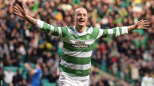 Celtic striker Leigh Griffiths