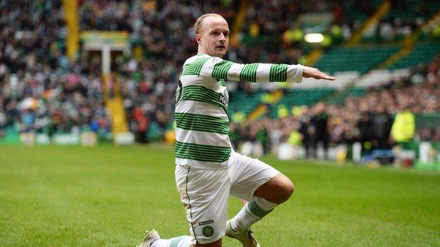 Celtic and Scotland striker Leigh Griffiths