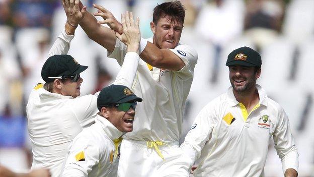 Australia celebrate