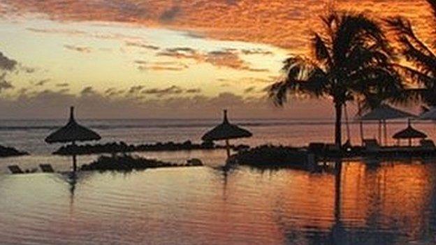 Sands Resort near Flic en Flac on the island of Mauritius