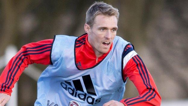 Scotland midfielder Darren Fletcher