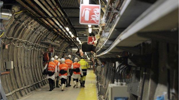 Underground lab at Bure, eastern France