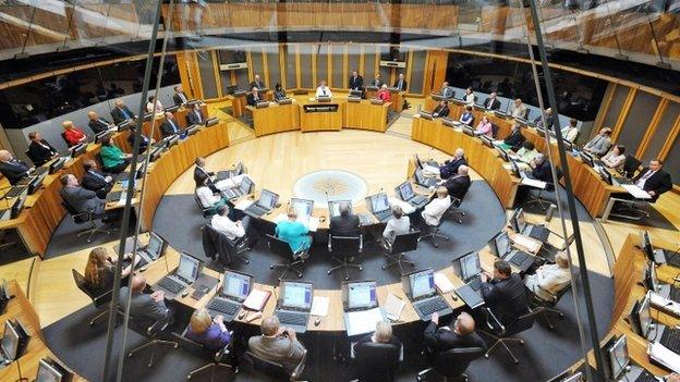 Senedd chamber