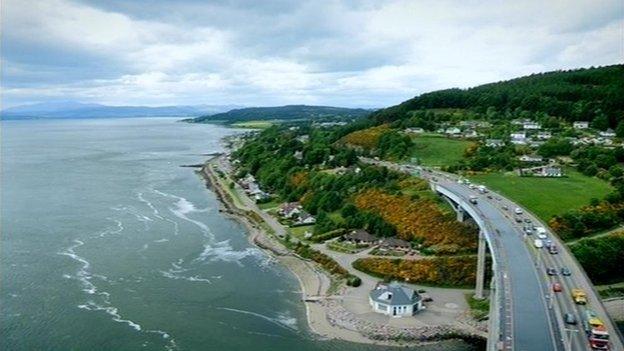 The Kessock Bridge was opened in 1982