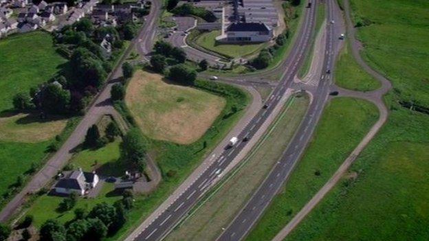 A road layout that confuses drivers has been blamed for some of the accidents on the A9