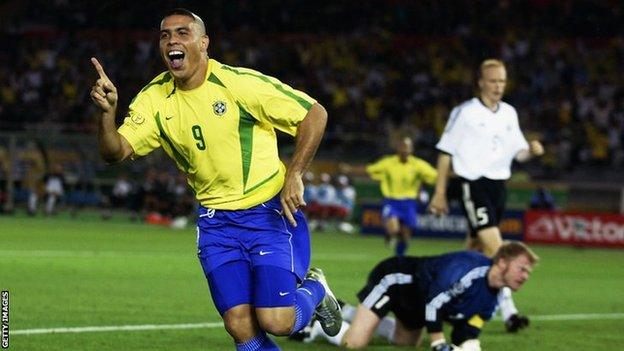 Brazil striker Ronaldo