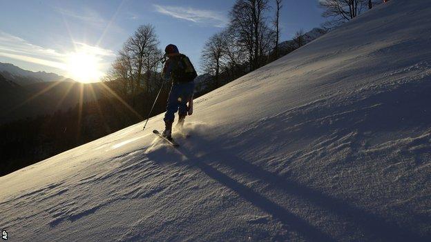 Sochi downhill course