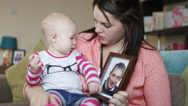 Megan Willdig and baby Ava