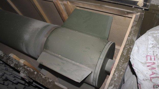 Israel said it seized Syrian-made rockets on board the ship 5 March