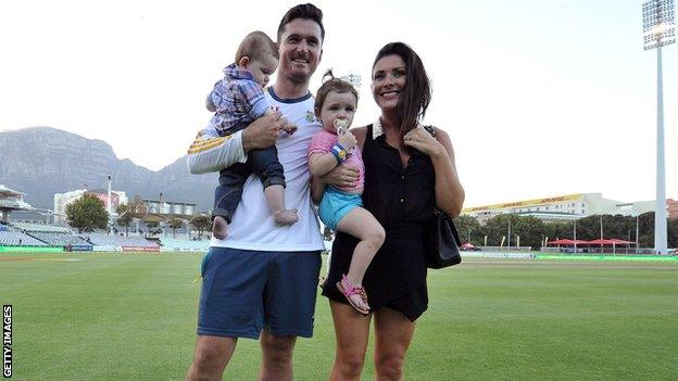 Graeme Smith and his family