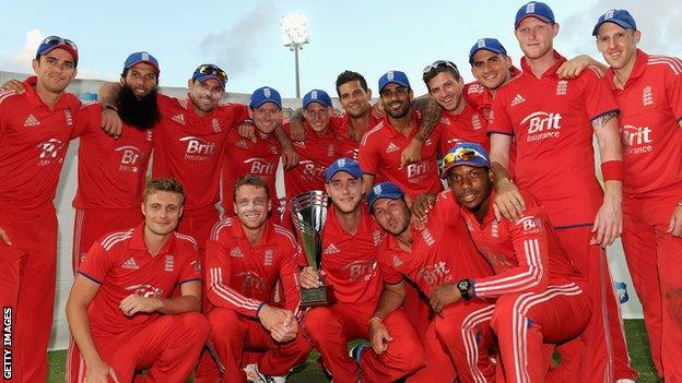 England celebrate win