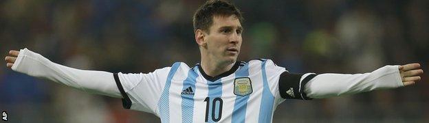 Argentina skipper Lionel Messi