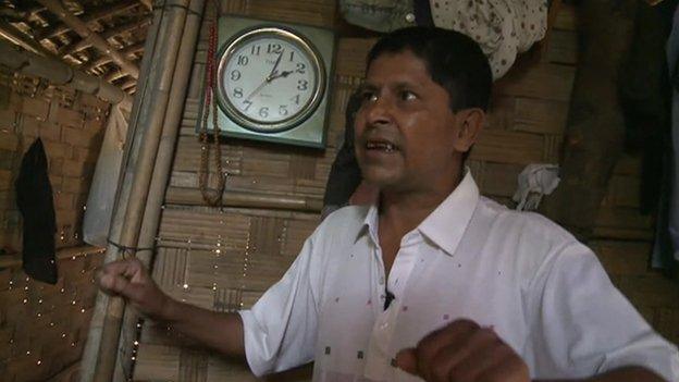 Tailor Maung Ni in Aung Mingalar, Rakhine state, Myanmar