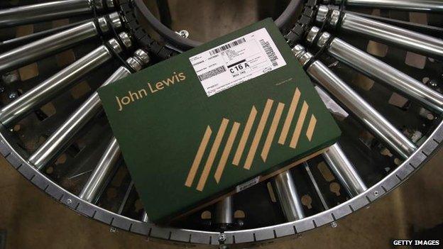 John Lewis parcel