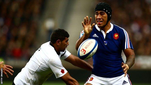 Sebastien Vahaamihina in action for France