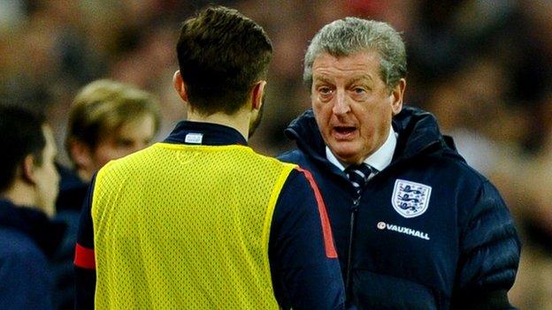 Adam Lallana Roy Hodgson