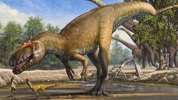 Artist's impression of Torvosaurus gurneyi