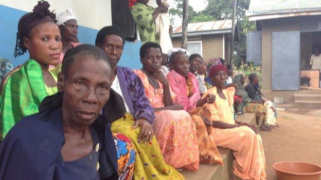 Women waiting for treatment