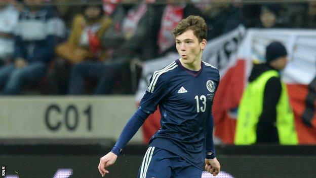 Scotland debutant Andrew Robertson