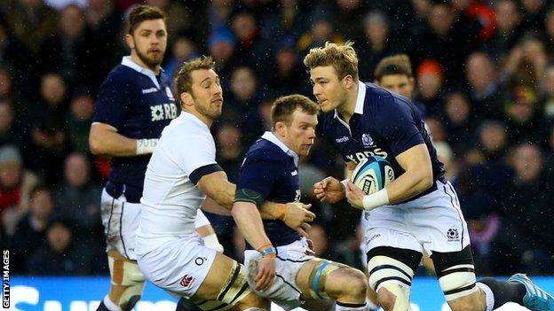 Dave Denton is back in the Scotland line-up