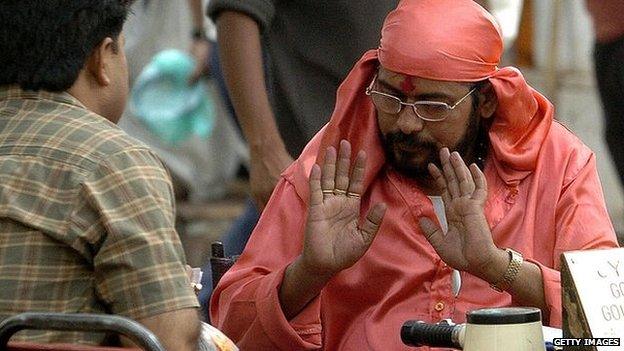 astrologer and client