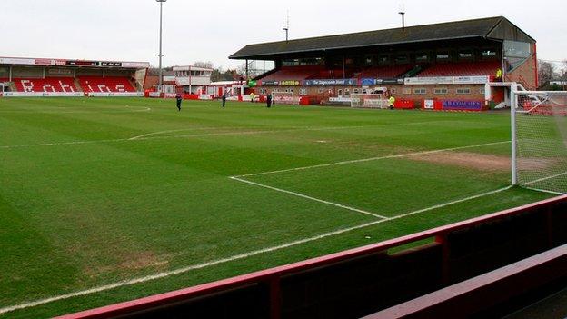 Cheltenham Town's Whaddon Road ground