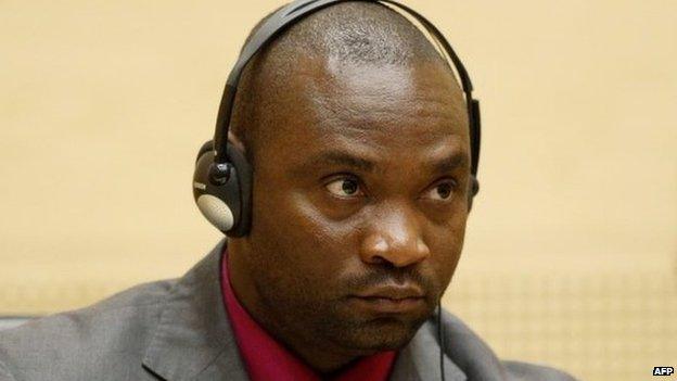 Germain Katanga in 2012 in court at The Hague