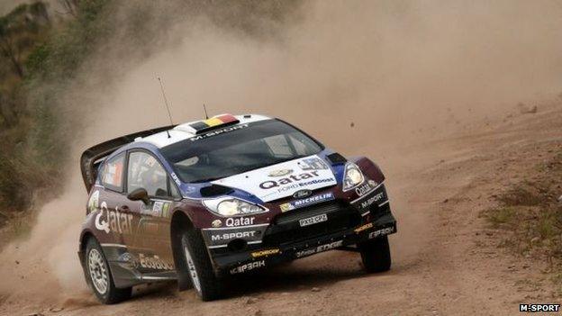 M-Sport's Fiesta R5 WRC car