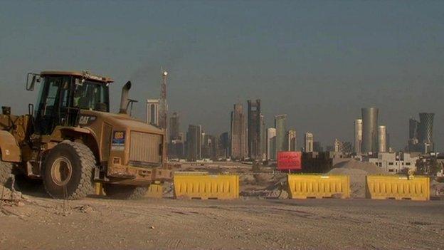 Qatar construction site