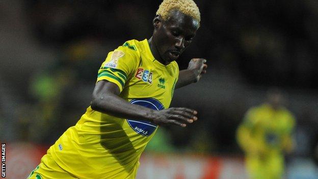 Nantes' Ismael Bangoura