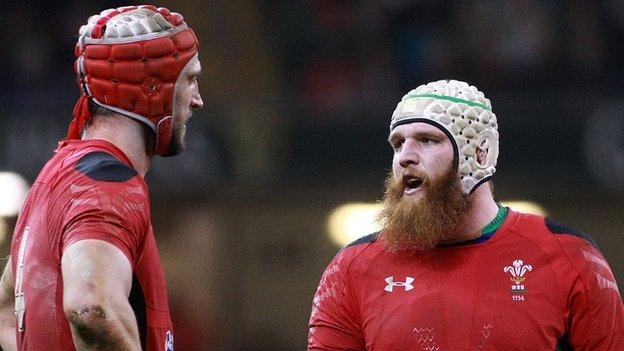 Luke Charteris and Jake Ball