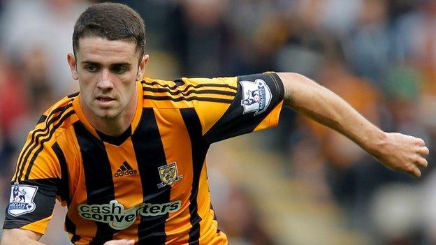 Hull City midfielder Robbie Brady