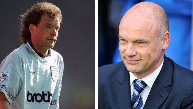 Uwe Rosler in 1994 and 2014